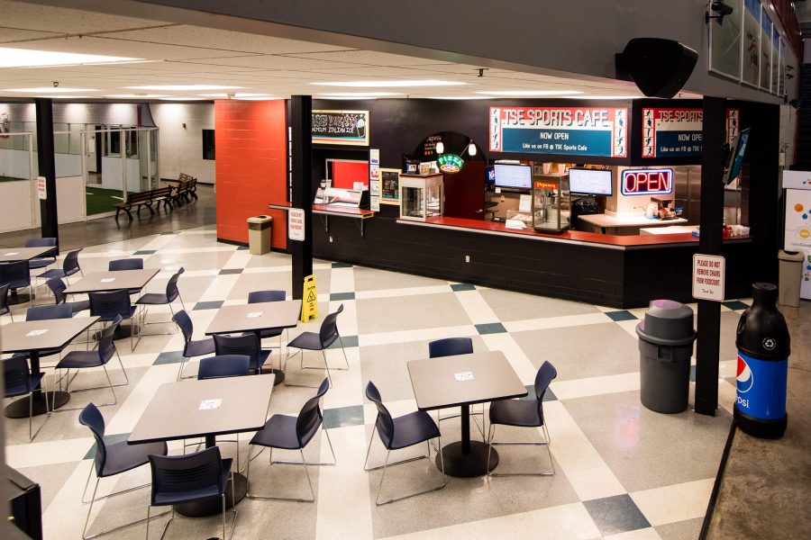 TSE's food court and concourse area